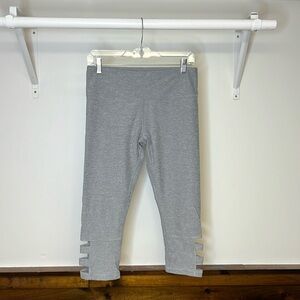 Glyder Gray Cropped Leggings- M
